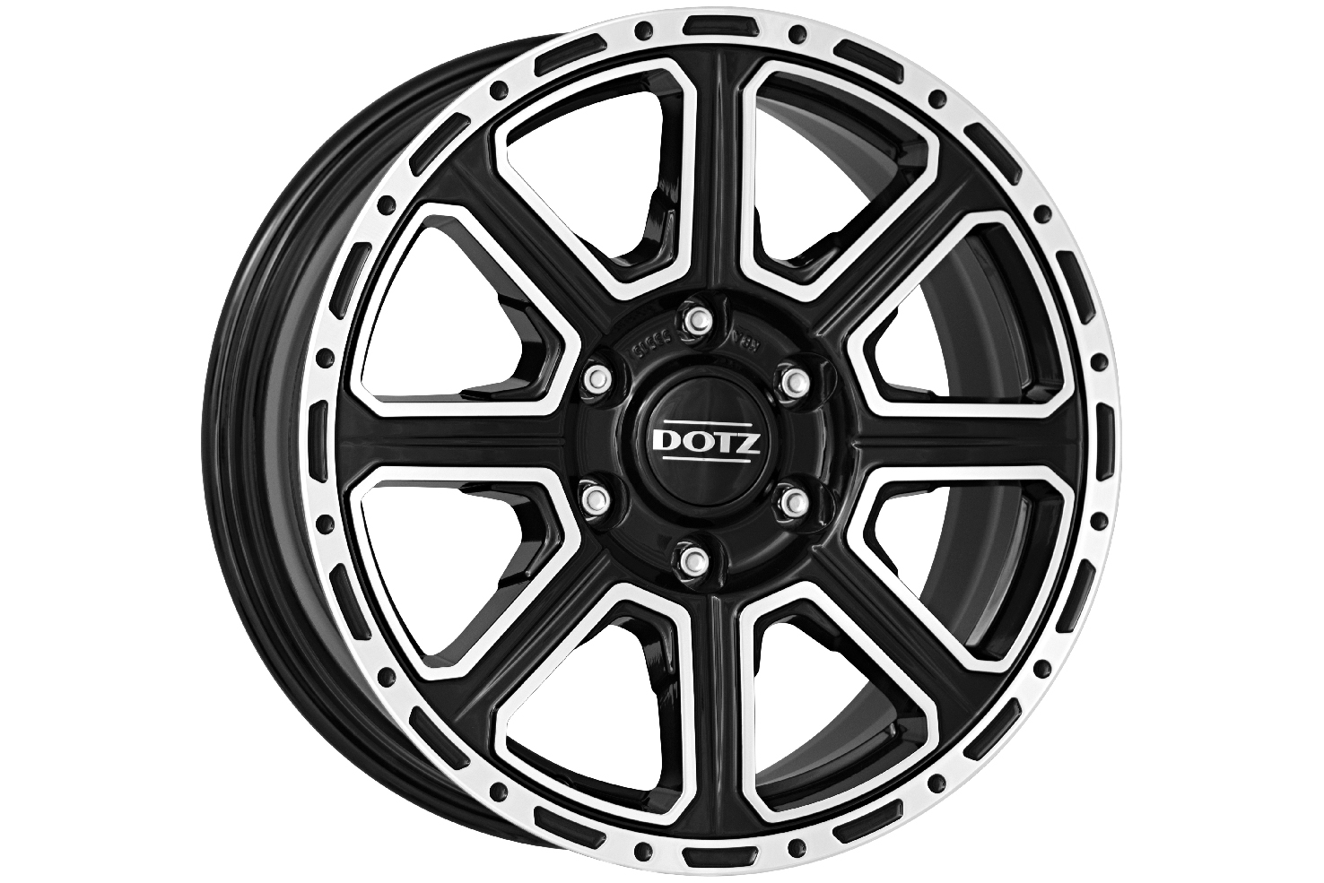 Image of Felgen DOTZ 4X4 Kalahari 8.0x18 6x139.7 ET30 Black/polished