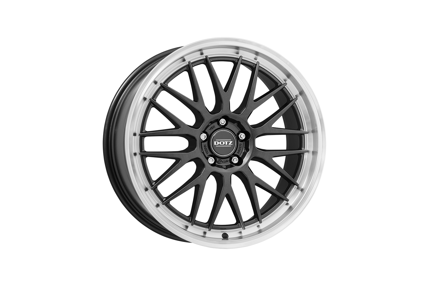 Felgen DOTZ Bilbao 9.0x19 5x112 ET25 Gunmetal/polished Lip