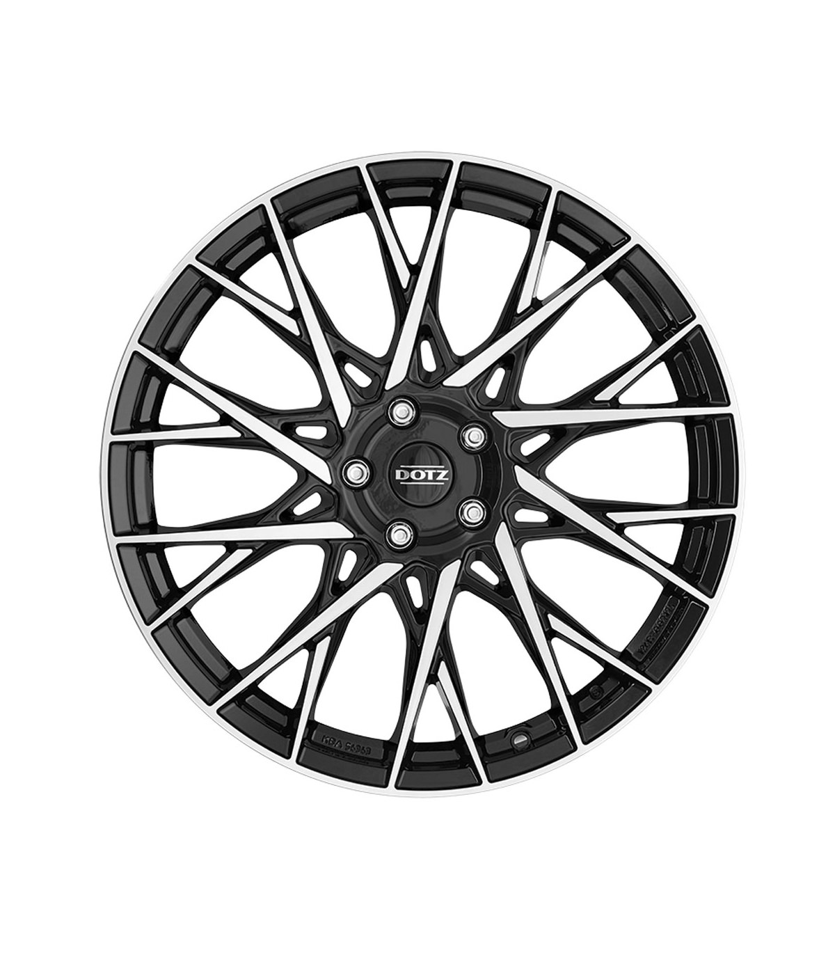 Felgen DOTZ Fuji 9.0x19 5x114.3 ET40 Black/polished