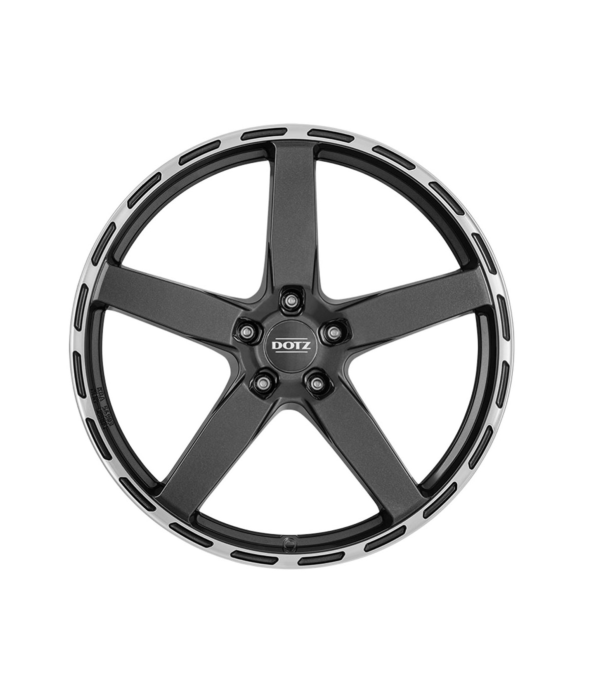 Felgen DOTZ MarinaBay 8.0x19 5x114.3 ET45 Gunmetal/polished Lip