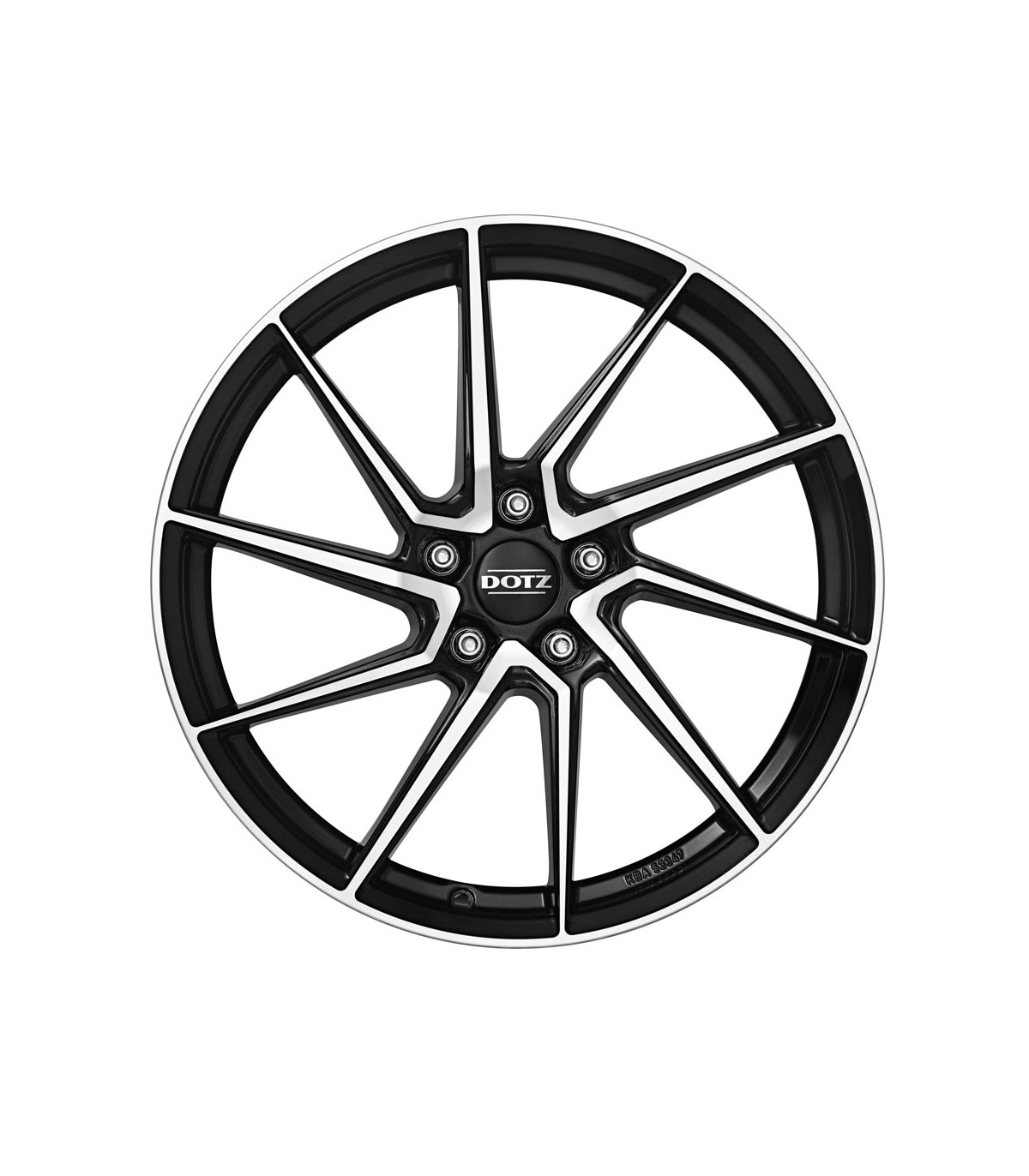 Felgen DOTZ Spa 8.0x19 5x114.3 ET40 Black/polished