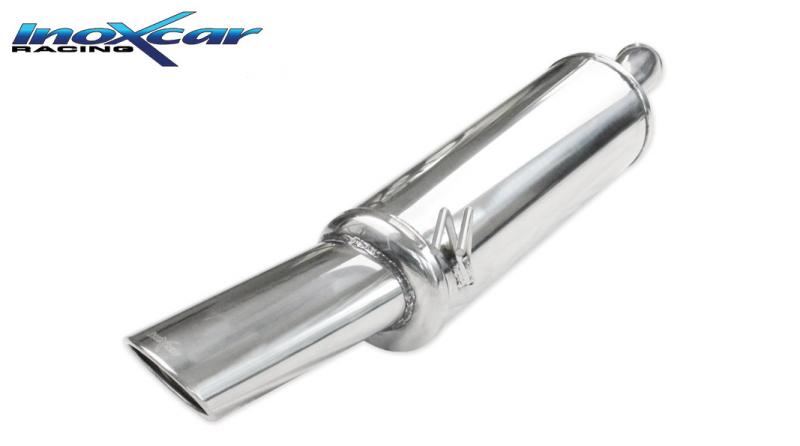 Image of Endschalldämpfer Inoxcar 120x80 Oval für FIAT COUPE (175_) 2.0 16V Turbo 190ps