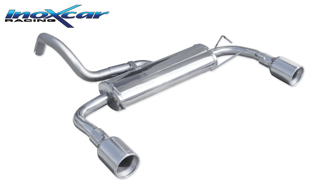 Endschalldämpfer Inoxcar  102mm Rolled für Fiat 500 312 1.3 JTD 16V 75ps