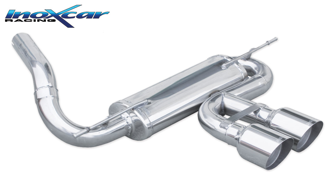 Image of Endschalldämpfer Inoxcar 102mm Racing Look für FORD FOCUS III Turnier 2.0 ST 250ps