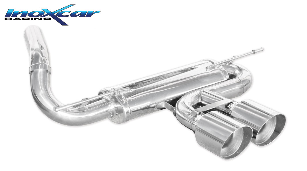 Image of Endschalldämpfer Inoxcar 114mm Racing Look für FORD FOCUS III Turnier 2.0 ST 250ps