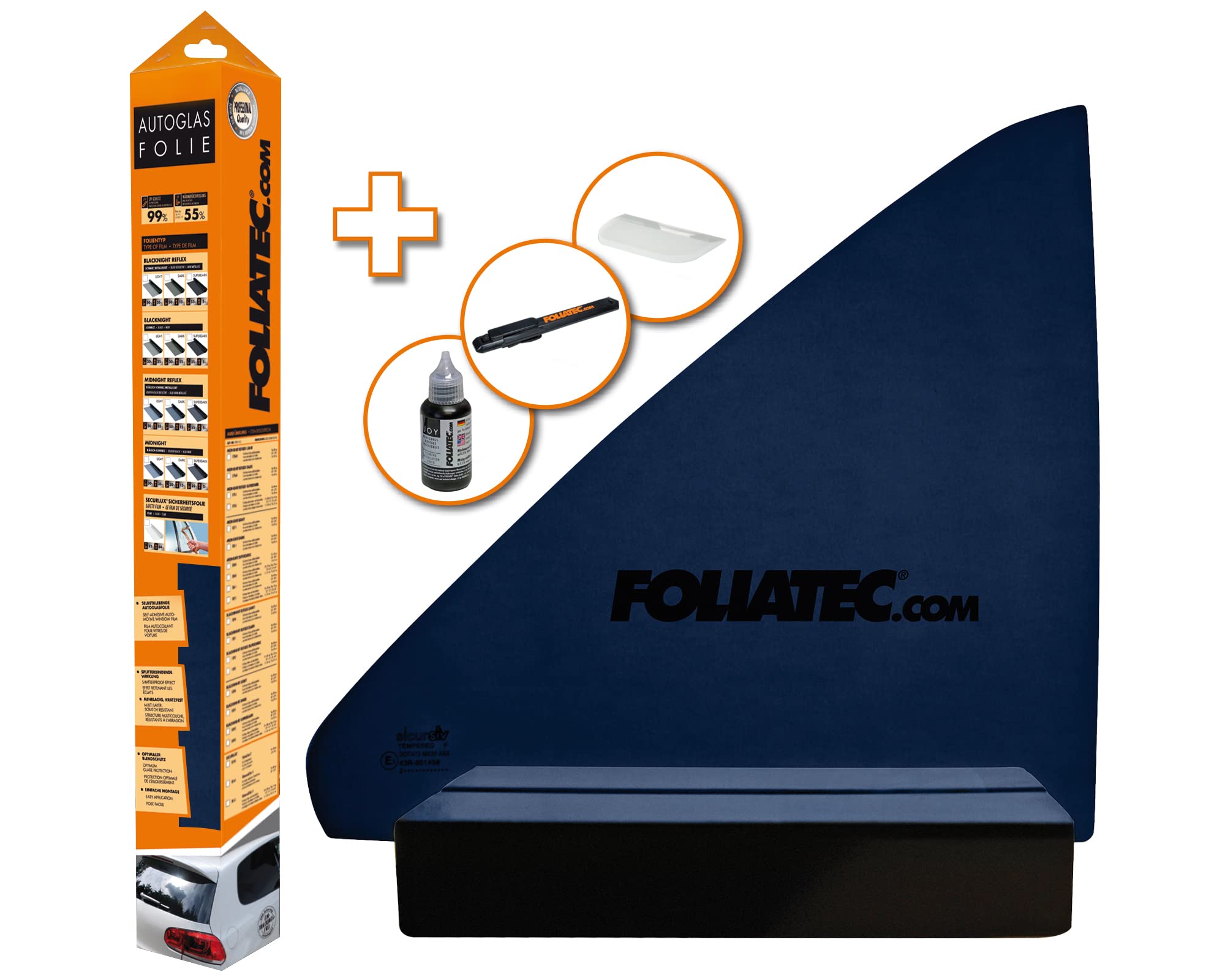 Image of Foliatec Tönungsfolie Midnight Superdark 76x300cm