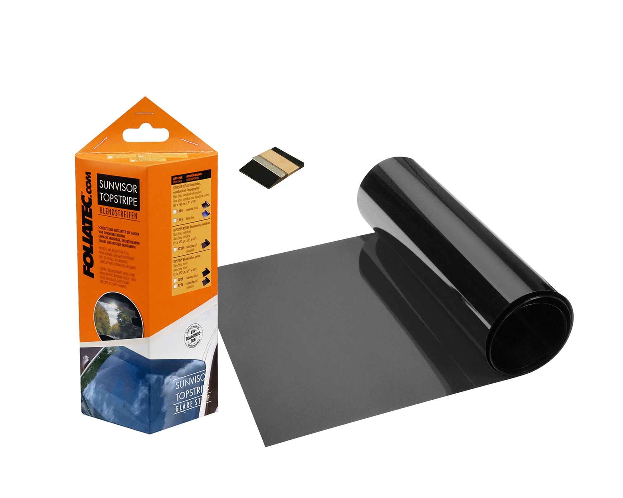 Foliatec  Blendstreifen Reflex Deepblack 15x152cm