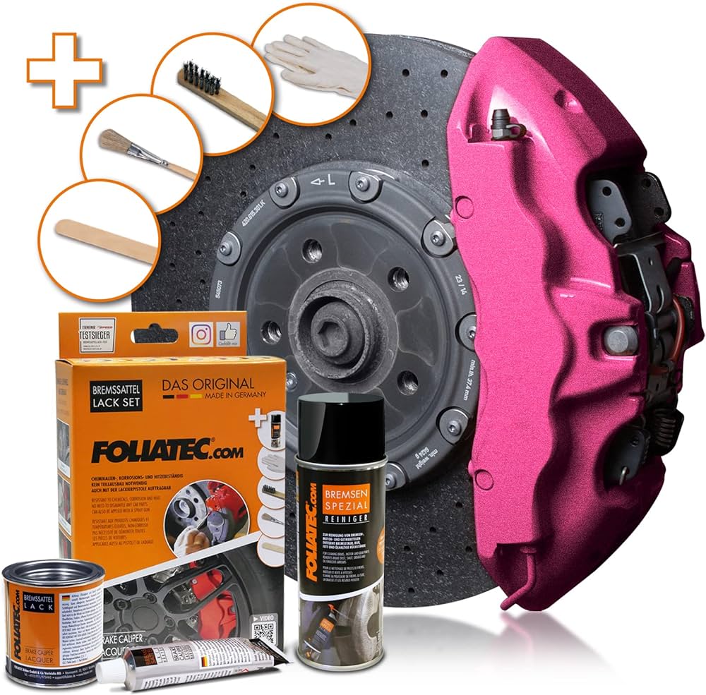 Image of Foliatec Candy Pink Bremssattellack-Set 125ml