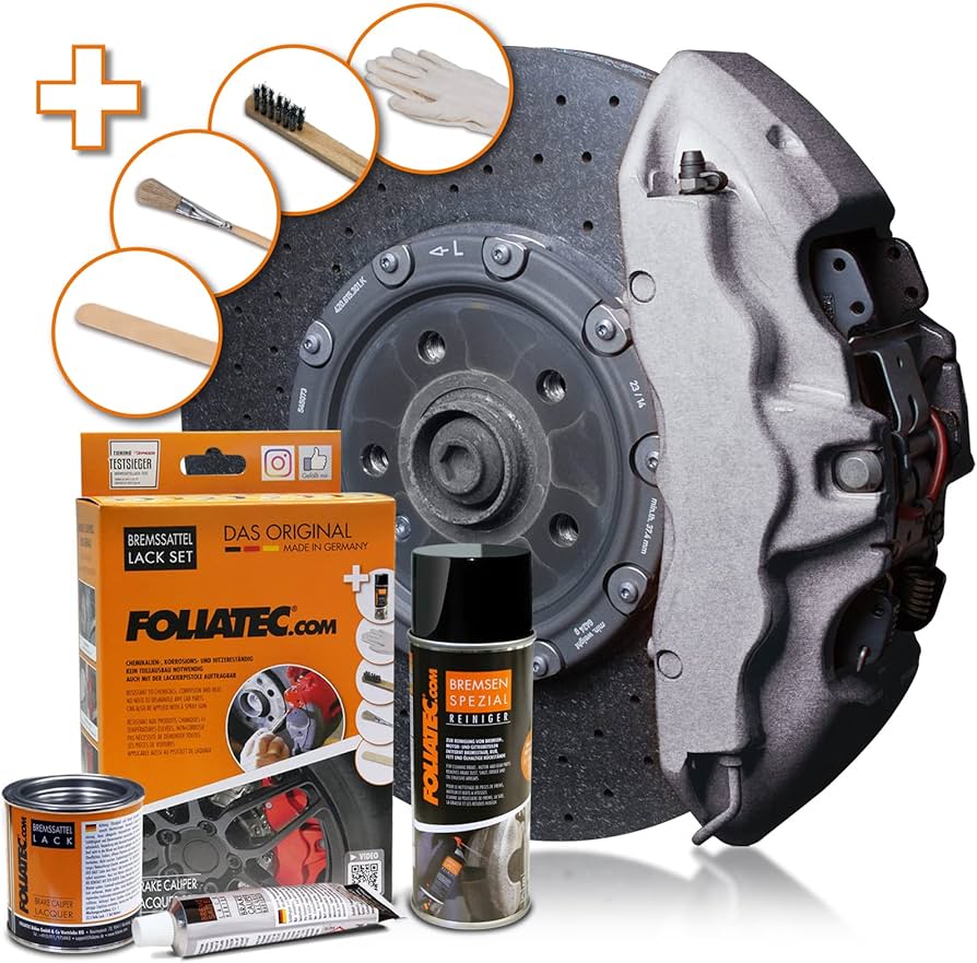 Image of Foliatec Stratos Silver Bremssattellack-Set 125ml