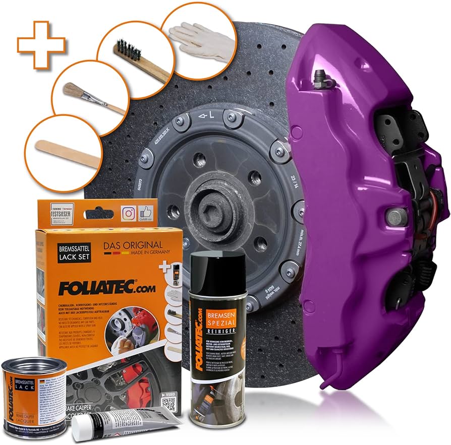 Image of Foliatec Deep Violet Bremssattellack-Set 125ml