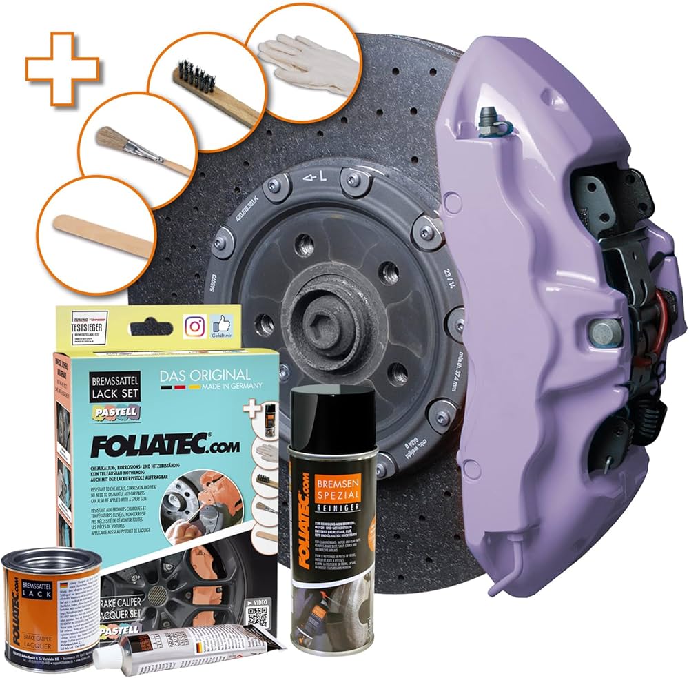 Image of Foliatec Soft Violet Bremssattellack-Set 125ml