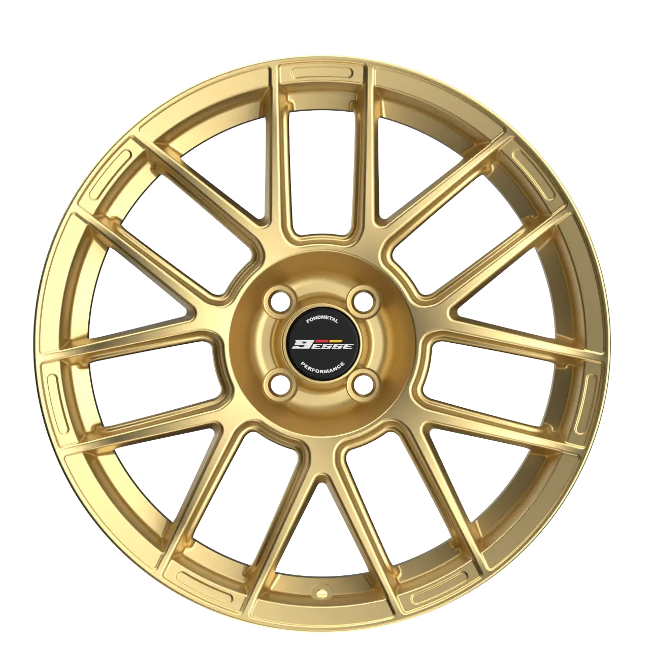 Fondmetal 9ESSE 7.0x17 4x98 ET35 Gold Glossy Felgen