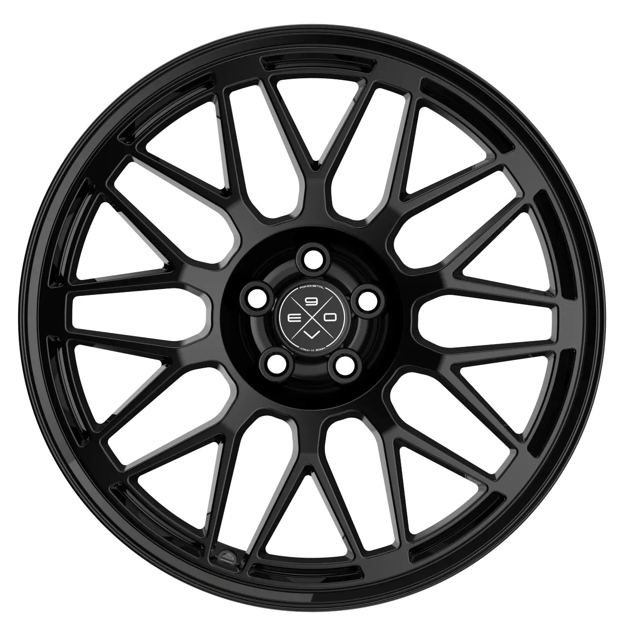 Fondmetal 9EVO 8.0x19 5x114.3 ET42 Black Glossy Felgen