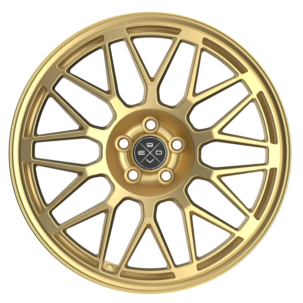 Fondmetal 9EVO 8.0x18 5x114.3 ET45 Gold Glossy Felgen