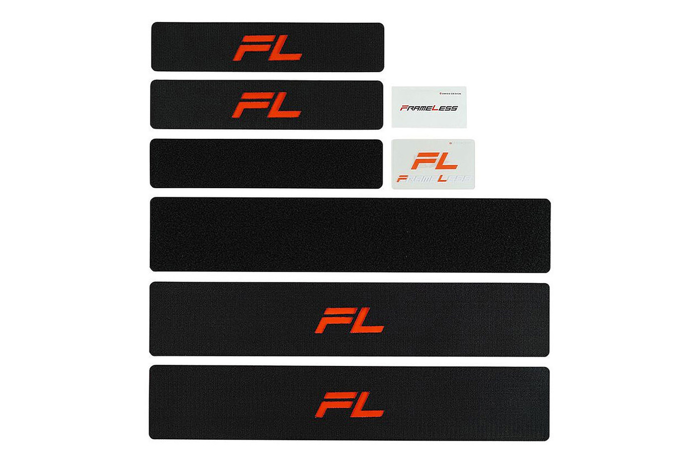 Image of Frameless Rahmenlose Nummernhalterung Set für 2 Fahrzeuge (Langformat)
