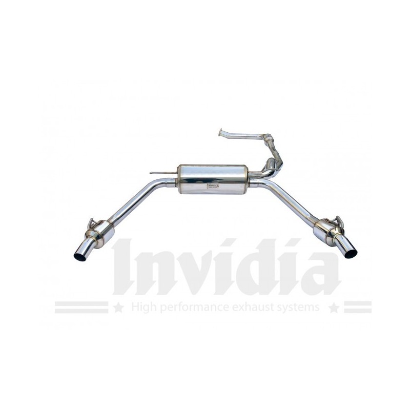 Image of Cat-Back Invidia Q300 2.75" OE Tips für HONDA CIVIC VIII Hatchback (FN, FK) Type R (FN2) 201ps