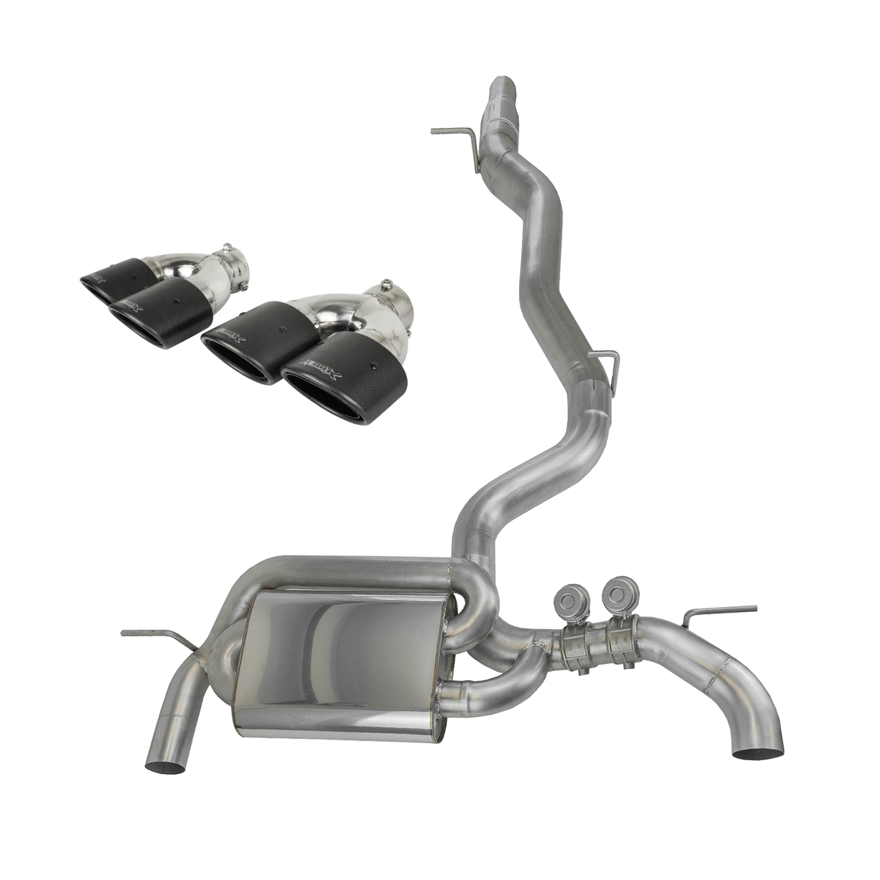 Image of OPF-Back mit Klappensystem Bull-X Ego-X 3.5" 4x112x70mm Carbon