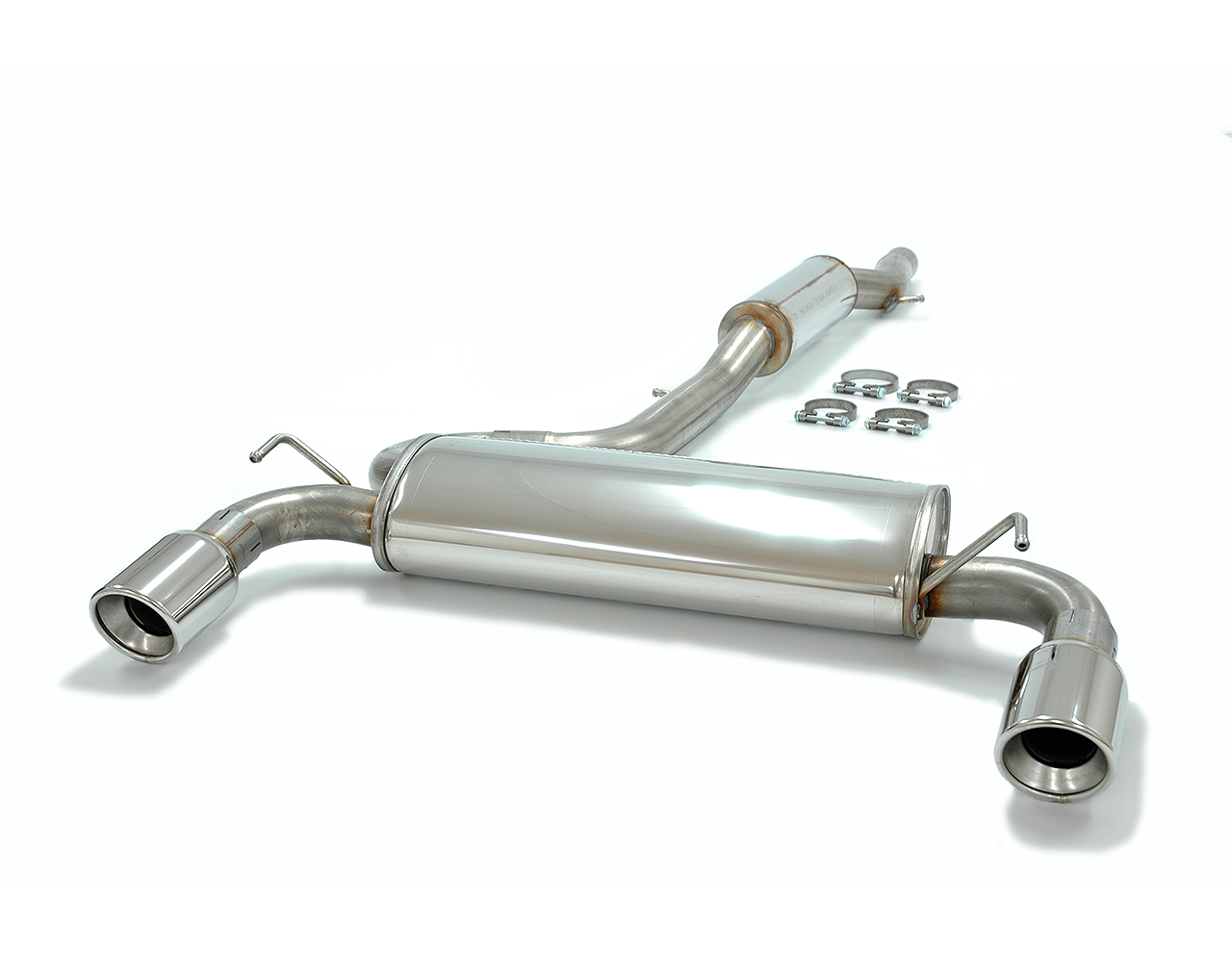 Image of Cat-Back Bull-X Classic Line 2.75 100mm für VW GOLF IV (1J1) 3.2 R32 4motion 241ps
