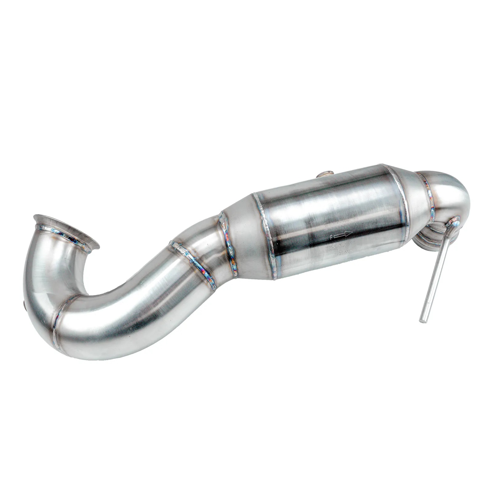 Image of Sportkatalysator Bull-X EGO Downpipe 89mm für MERCEDES-BENZ CLASSE GLA (X156) AMG GLA 45 4-matic (156.952) 381ps