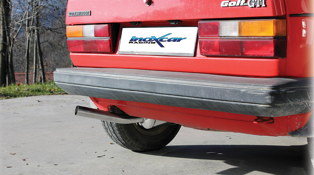 Image of Endschalldämpfer Inoxcar 50mm German Style für VW GOLF I (17) 1.8 GTI 112ps