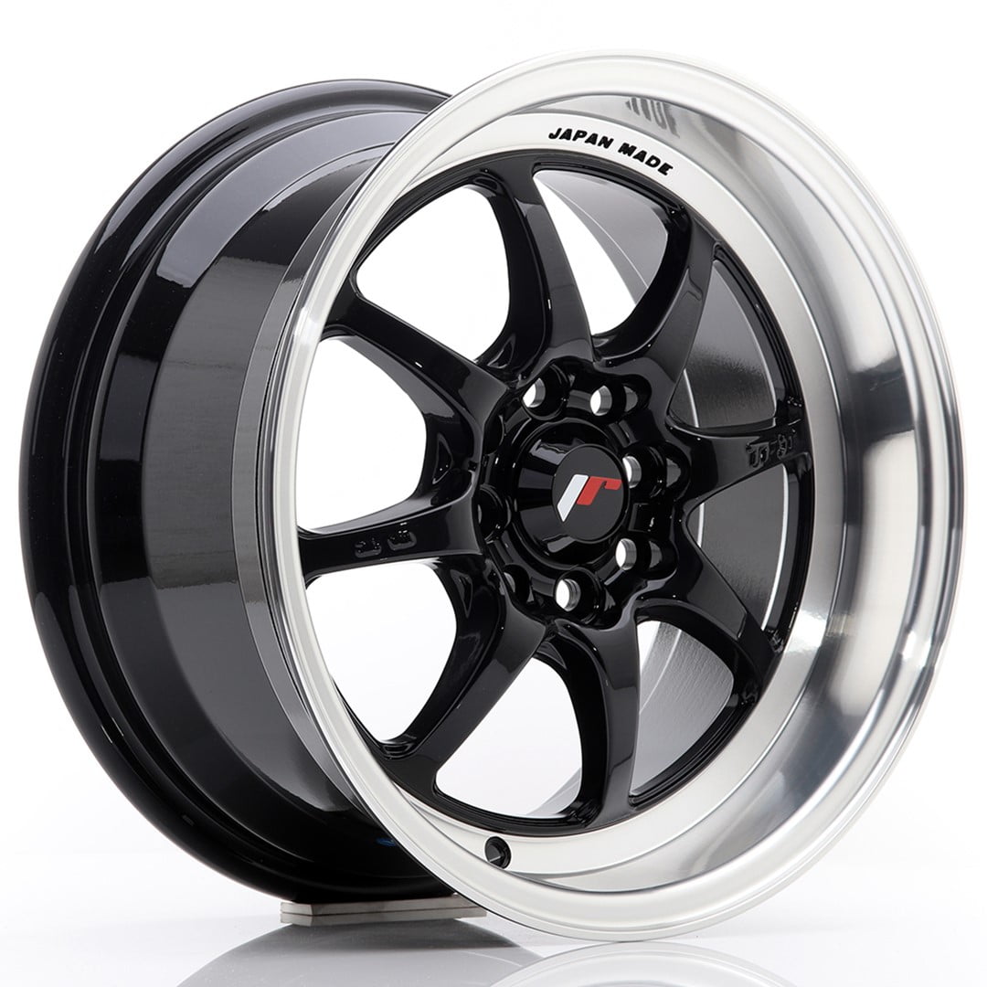 JR Wheels TFII 7.5x15 4x100 ET30 Black Felgen