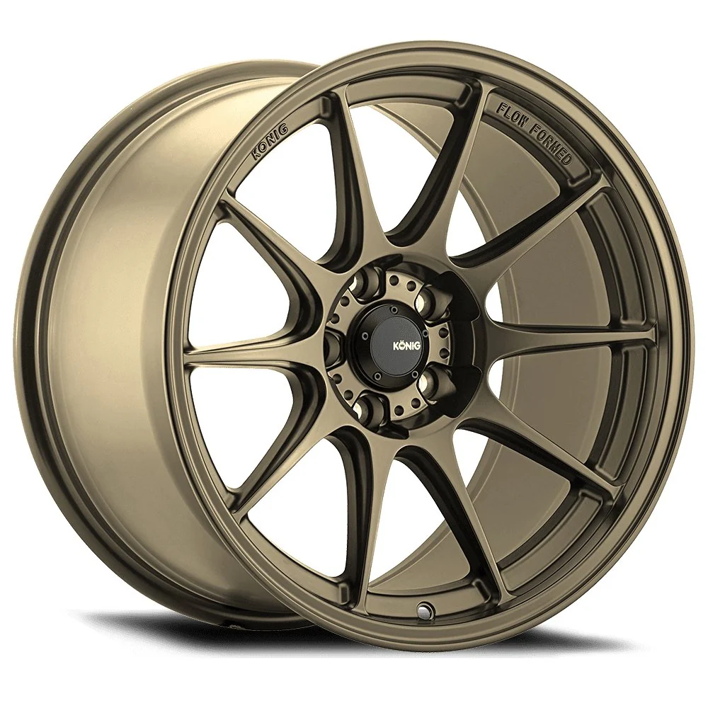 Konig Dekagram 8.0x17 4x100 ET45 Glosse Bronze Felgen