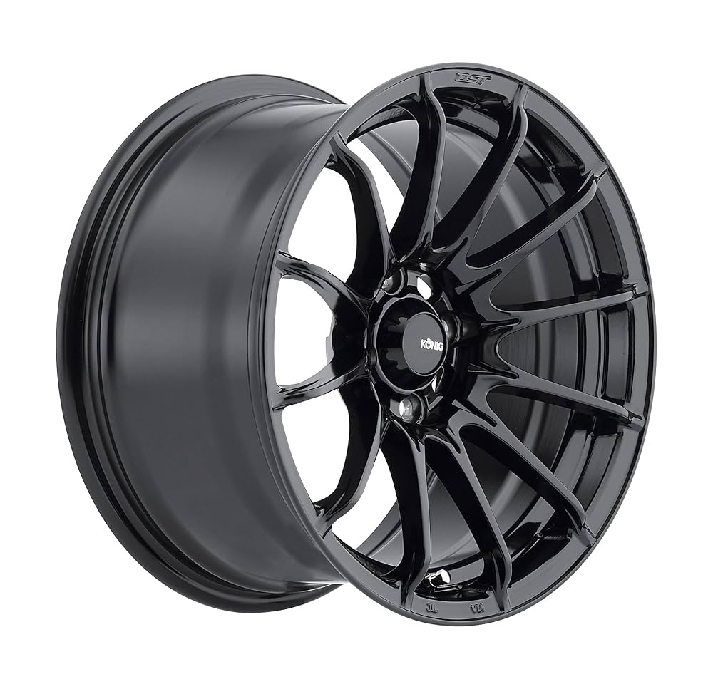 Image of Konig Dial In 7.0x15 4x100 ET35 Gloss Black Felgen