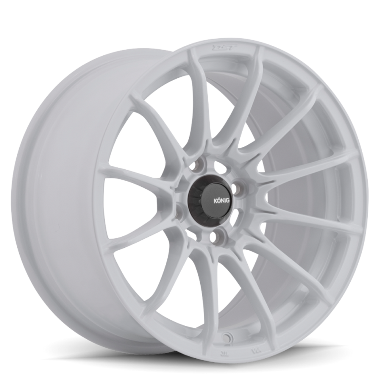 Image of Konig Dial In 7.0x15 4x100 ET35 Gloss White Felgen