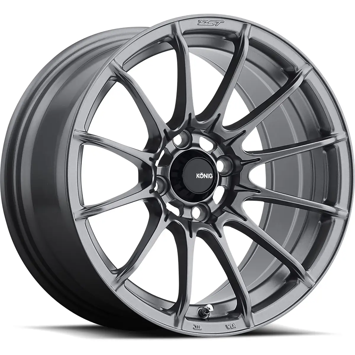 Konig Dial In 7.0x15 4x100 ET35 matte Grey Felgen