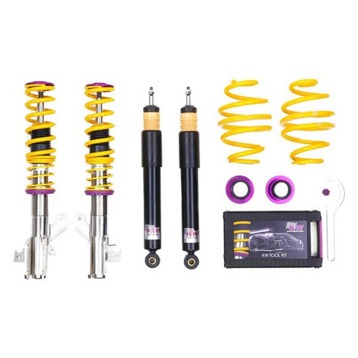 KW V3 Aluminium Gewindefahrwerk   20-45/20-45    für MAZDA MX-5 IV (ND__)  1.5 (ND6E, ND5RC) 132ps