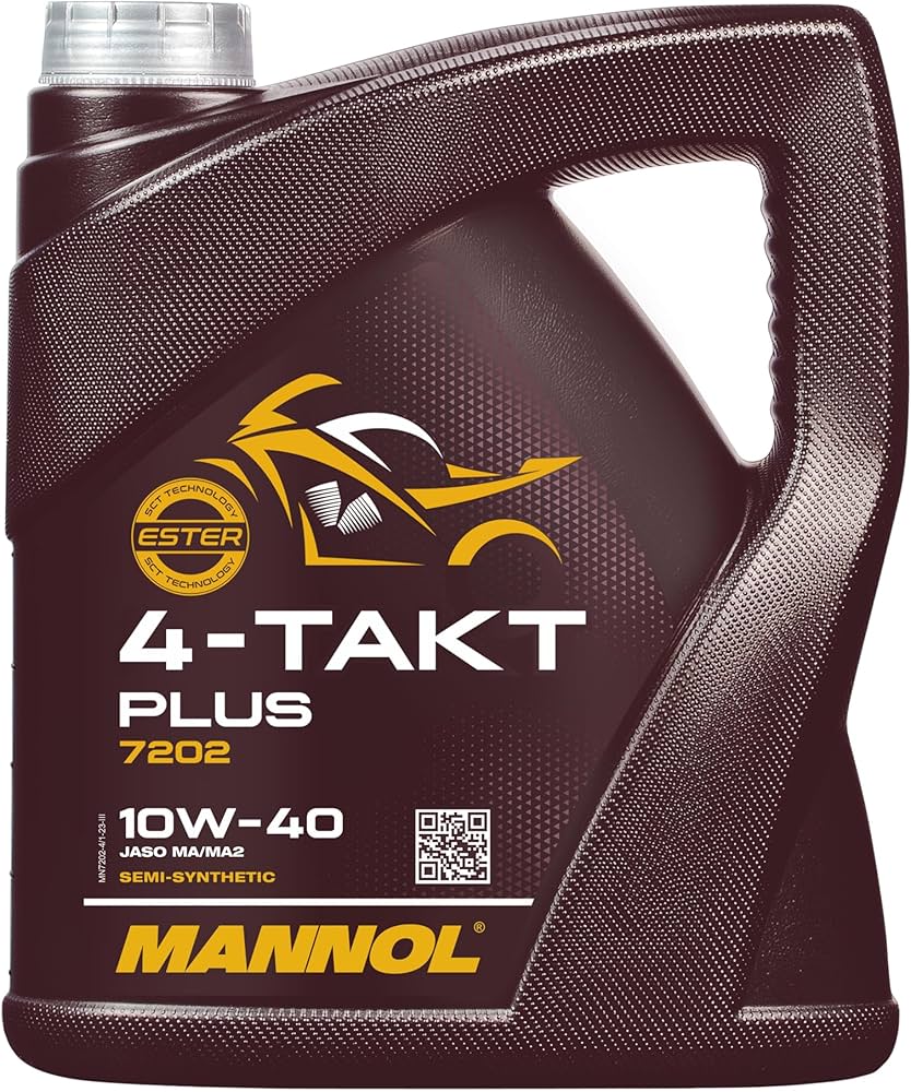 Mannol 7202 Plus 10W40 Motorräd 4-Takt Motoröl 4L