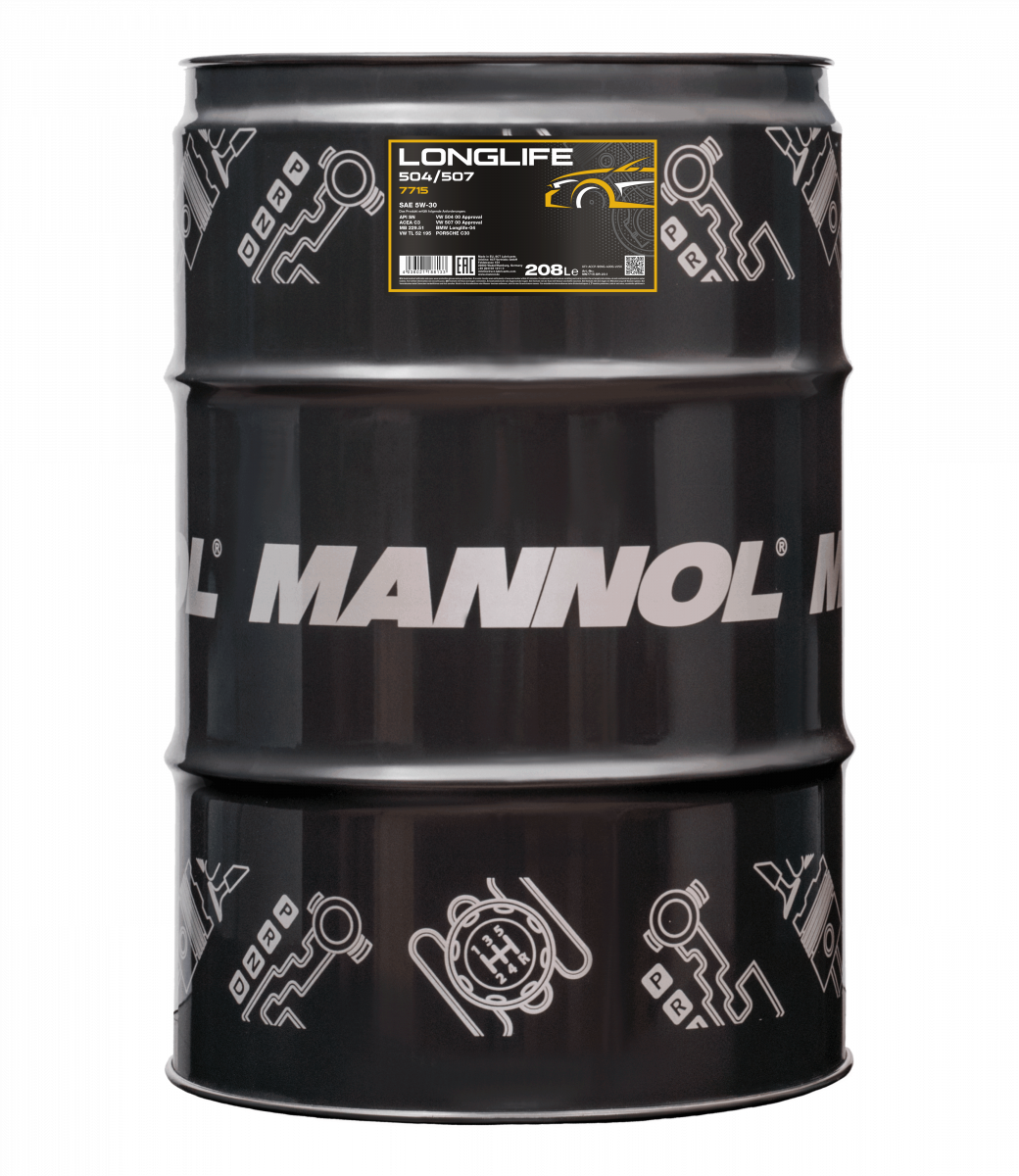 Image of Mannol 7715 Longlife 504/507 5W30 Motoröl 208L