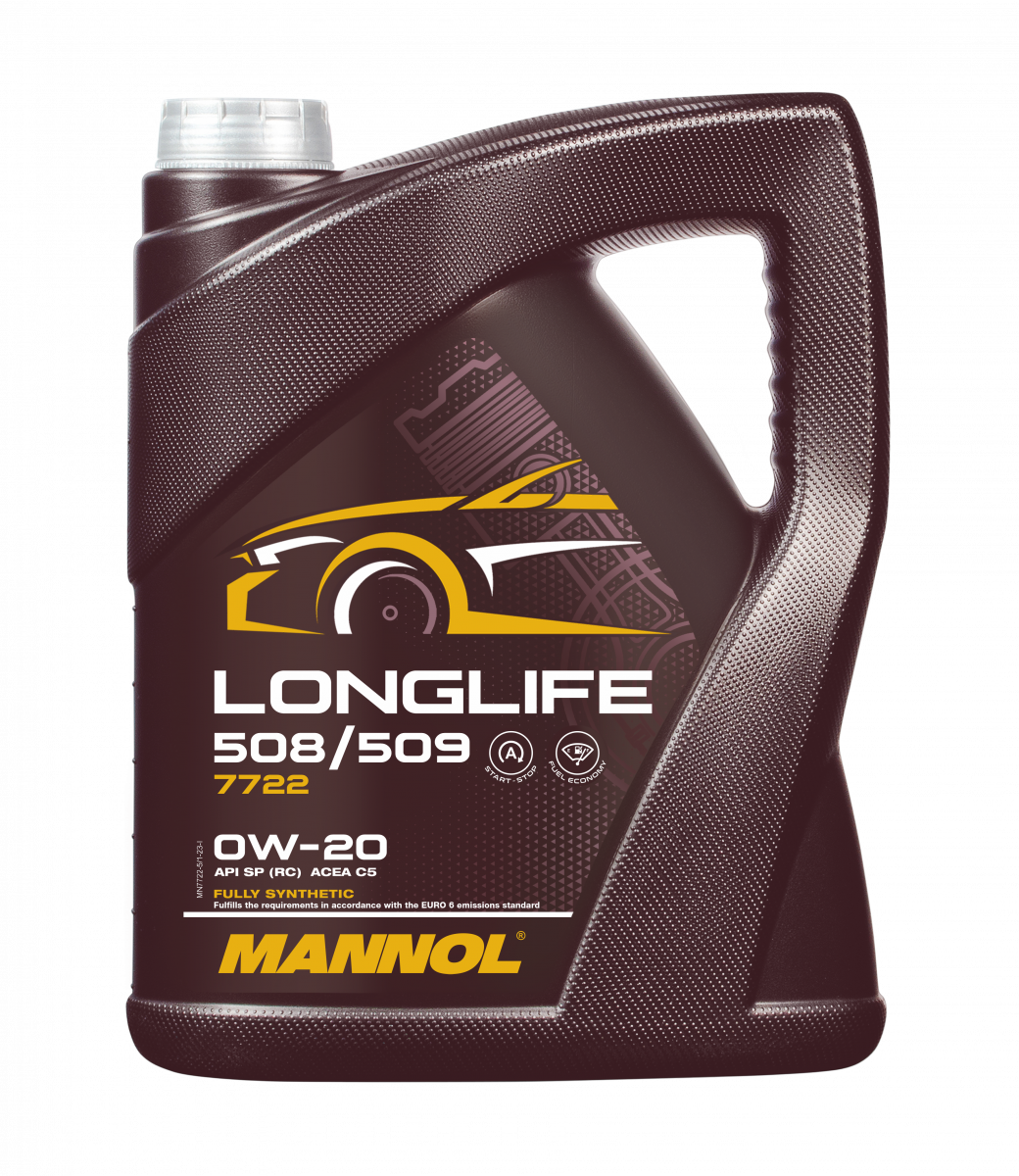 Mannol 7722 Longlife 508/509 0W20 Motoröl 5L
