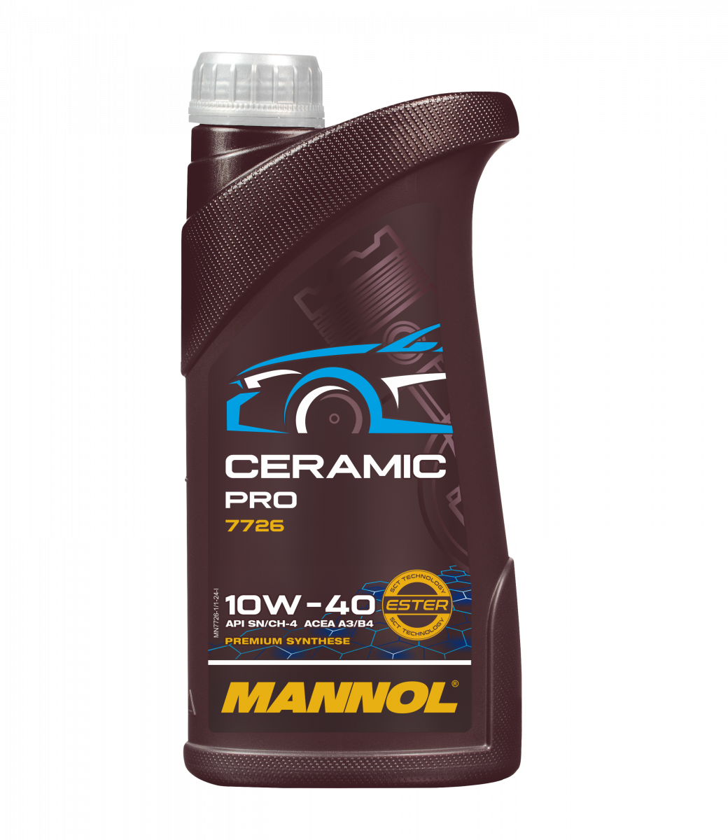 Image of Mannol Ceramic Pro 7726 10W40 1L