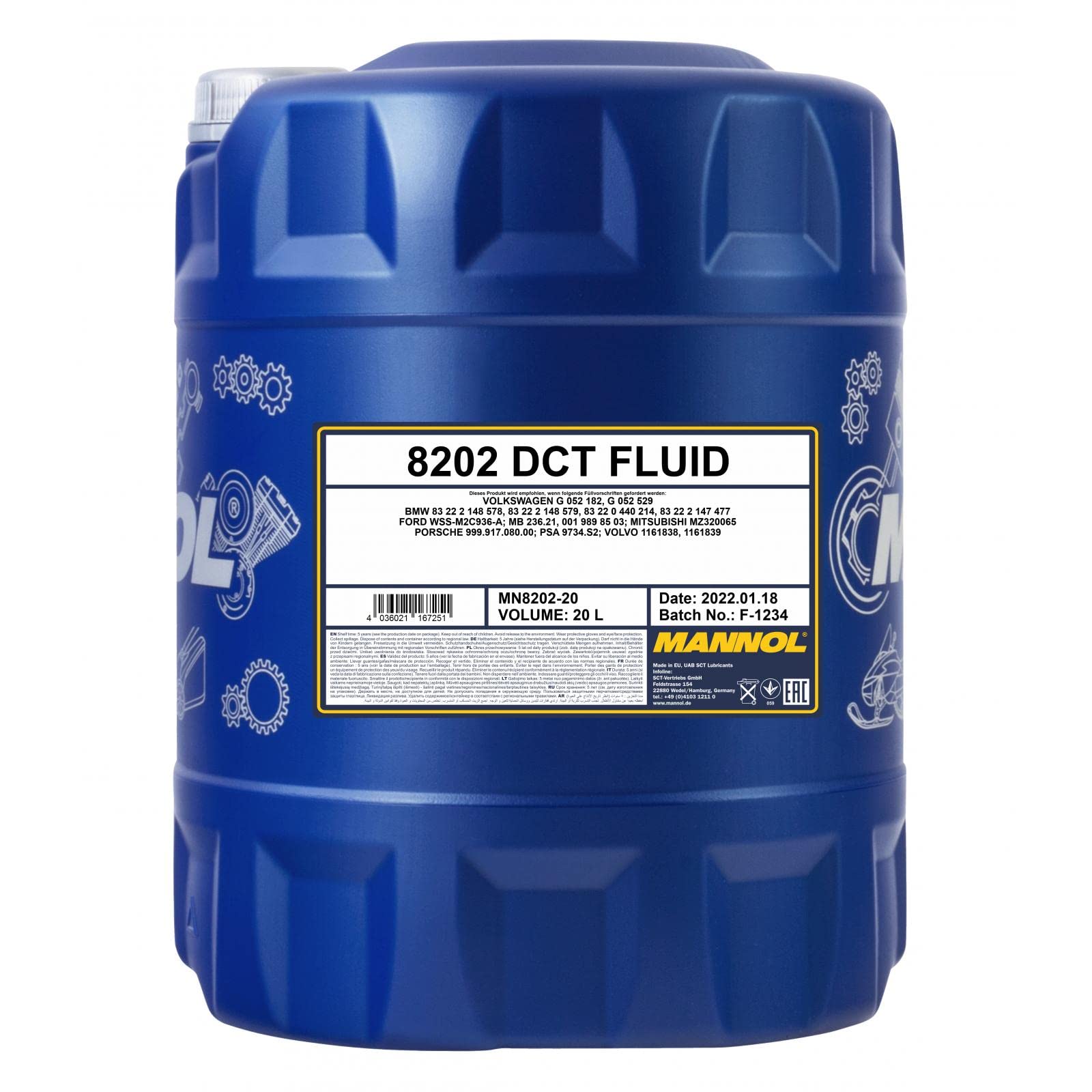 Image of Mannol 8202 DCT DSG Getriebeöl 20L