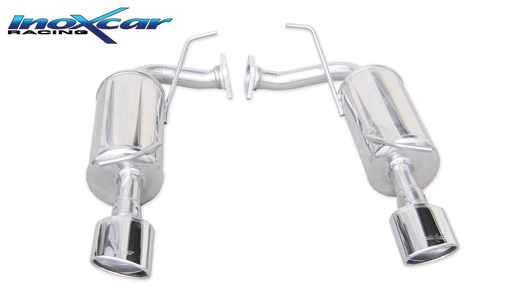 Endschalldämpfer Inoxcar  120x80 Oval
