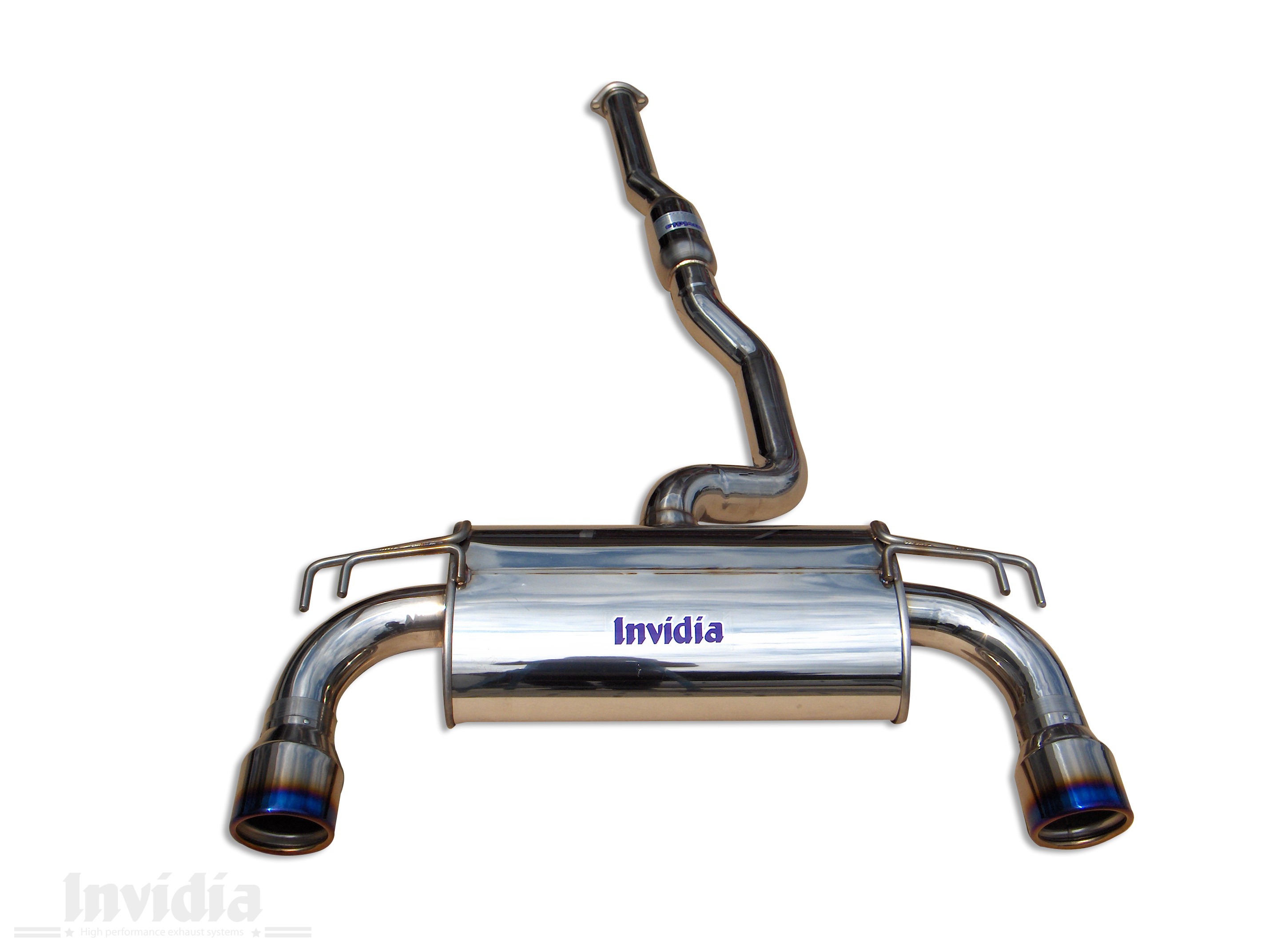 Image of Cat-Back Invidia Q300 3" Titanium Tips