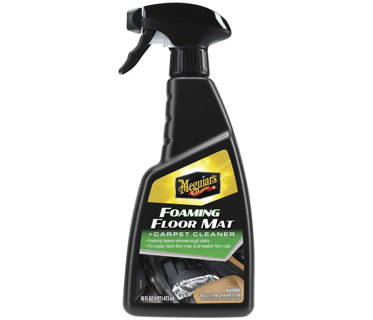 Image of Meguiars Foaming Floormat & Carpet Cleaner 473ml