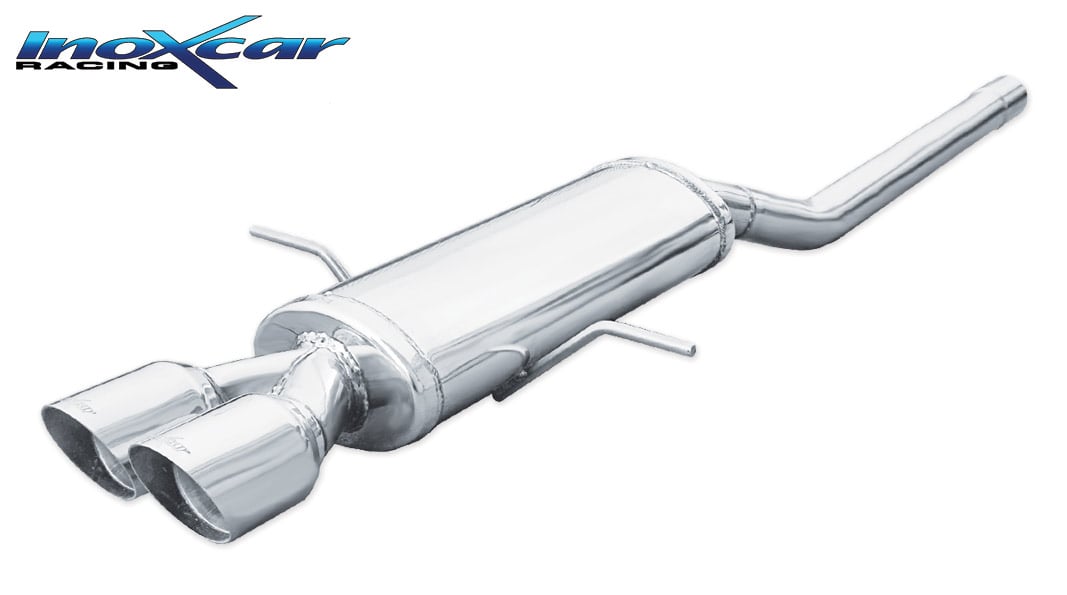 Endschalldämpfer Inoxcar  2x80mm Racing Angled für MINI MINI Roadster (R59)  Cooper S 184ps