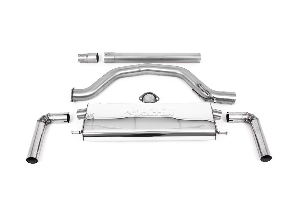 Image of Cat-Back Milltek 3.15" Carbon JET-115 für VW GOLF VIII (CD1, DA1) 2.0 GTI Clubsport 300ps