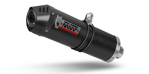 Image of Double Slip-On Mivv Oval Carbon/Carbon cap