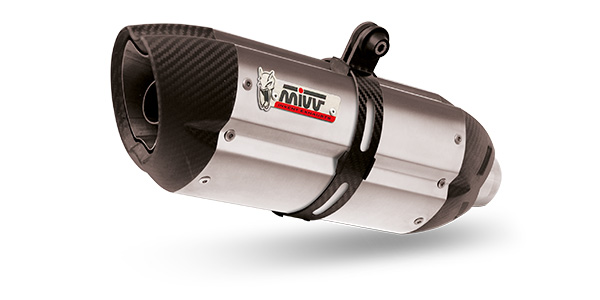 Image of Double Slip-On Mivv Suono Inox/Carbon cap