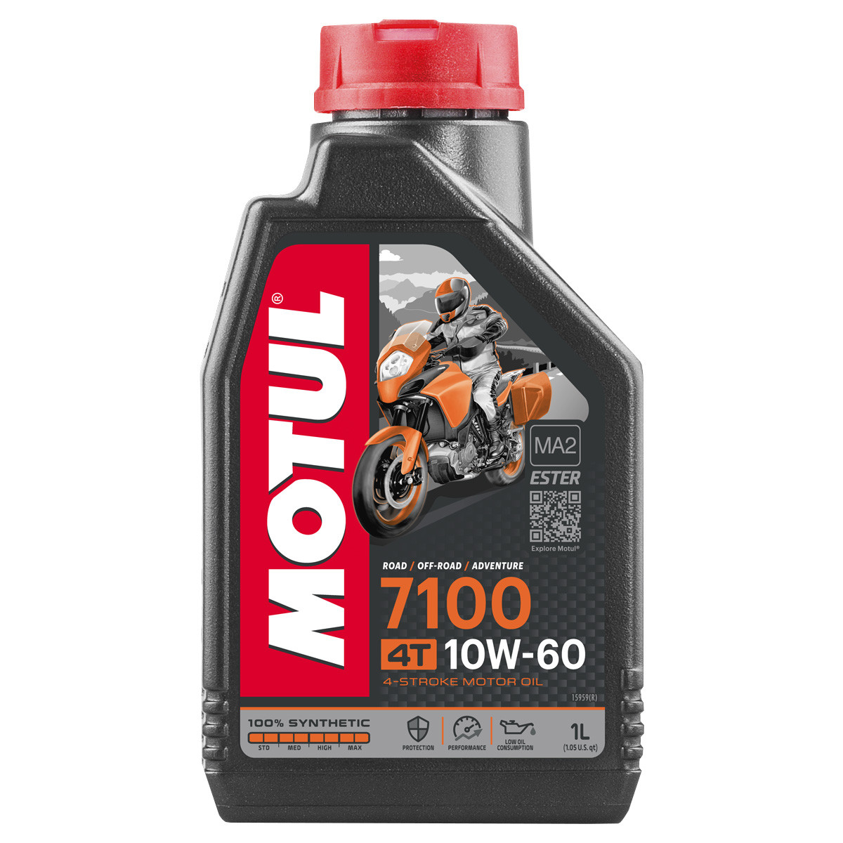 Huile Moto Motul 7100 10W60 1L