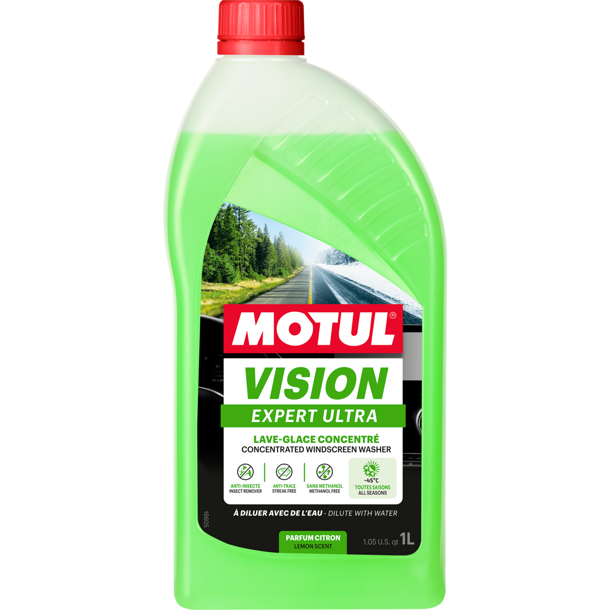 Motul Konzentrierte Scheibenwaschflüssigkeit Vision Expert Ultra 1L