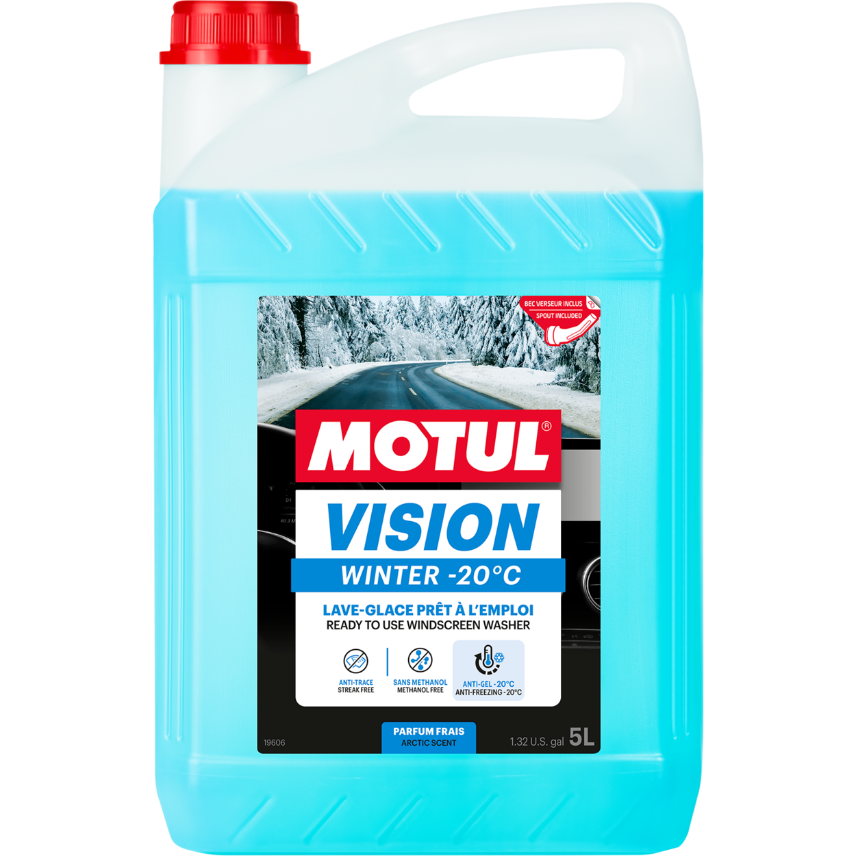 Image of Motul Scheibenwaschflüssigkeit Vision Winter -20° 5L