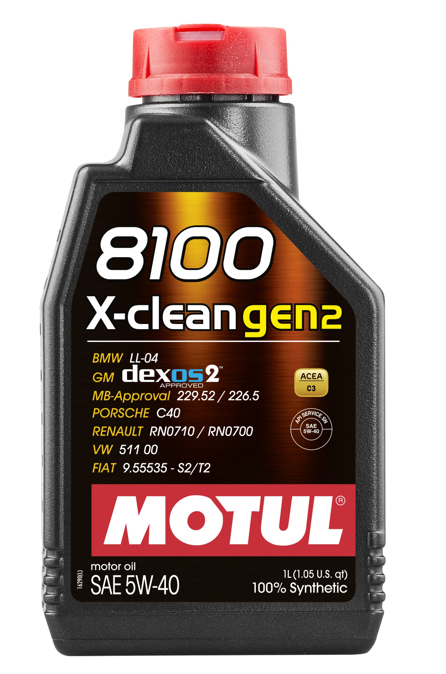 Motul 8100 X-clean gen2 5W40 Motoröl 1L
