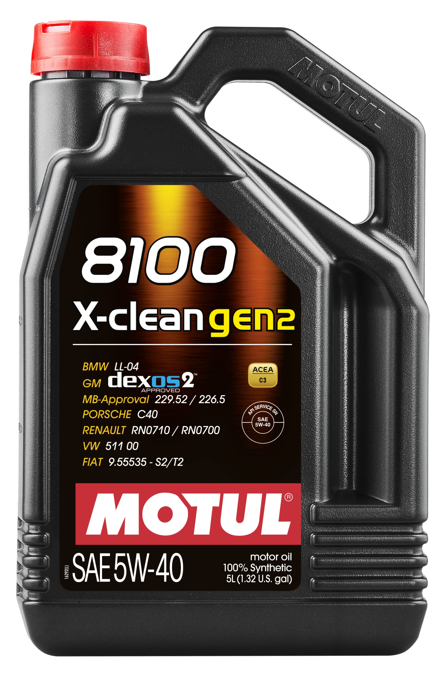 Motul 8100 X-clean gen2 5W40 Motoröl 5L