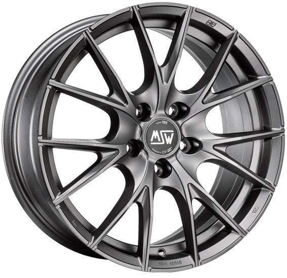 Image of Felgen MSW 25 7.0x17 4x100 ET42 Matt Titanium Tech