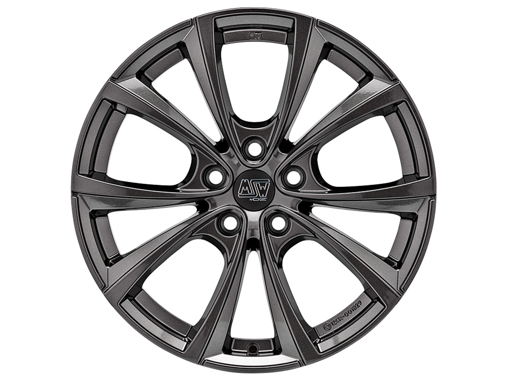 Felgen MSW 27T 8.5x19 5x114.3 ET35 Gloss Dark Grey