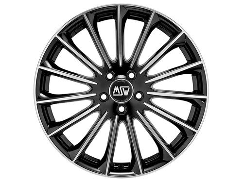 Felgen MSW 30 7.5x17 5x112 ET48 Black Full Polished (gbfp)